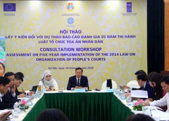 TANDTC lấy ý kiến đối với Dự thảo báo cáo đánh giá 5 năm thi hành Luật Tổ chức TAND